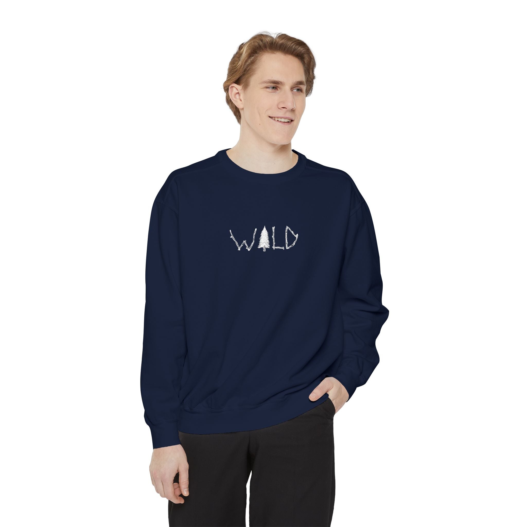 Classic White Sweatshirt — Minimalist Crewneck Pullover