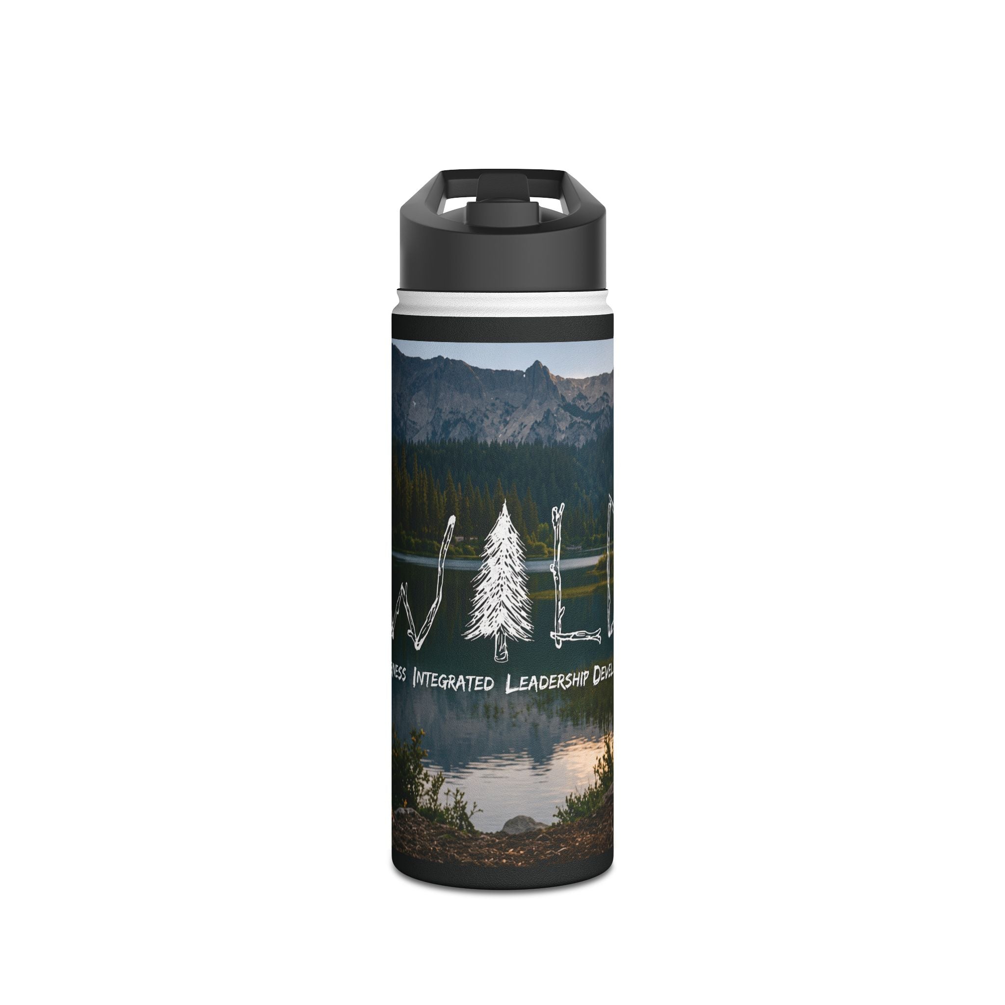 Campfire Lake Stainless Steel Water Bottle