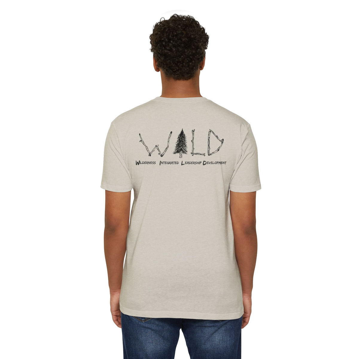 Black WILD Tree Graphic T-Shirt — Rustic Outdoor Nature Shirt