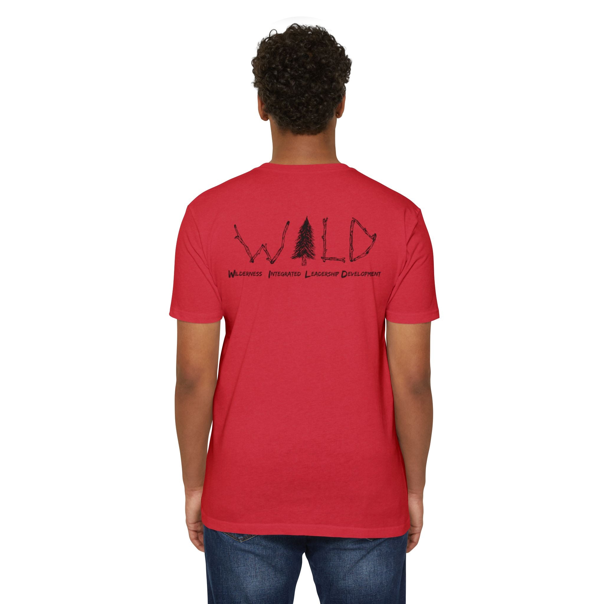 Black WILD Tree Graphic T-Shirt — Rustic Outdoor Nature Shirt