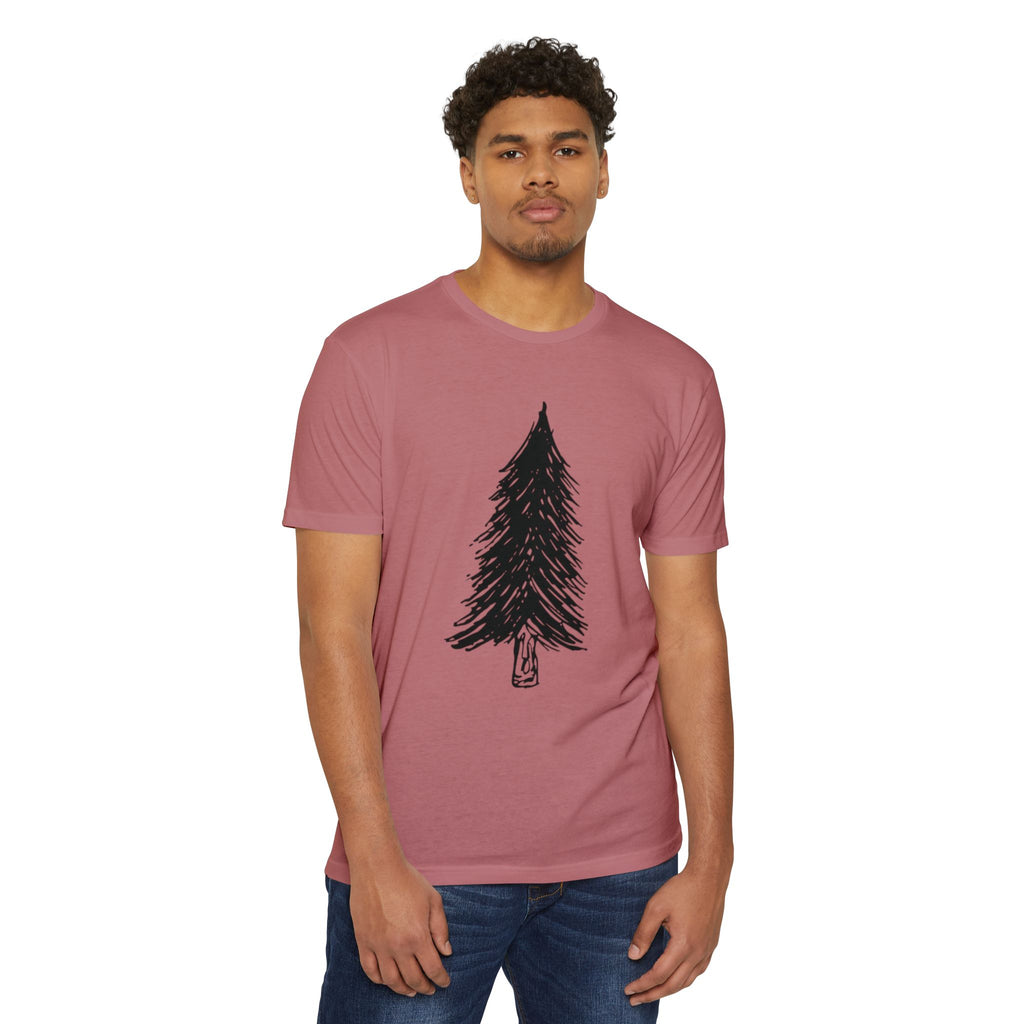 Black WILD Tree Graphic T-Shirt — Rustic Outdoor Nature Shirt