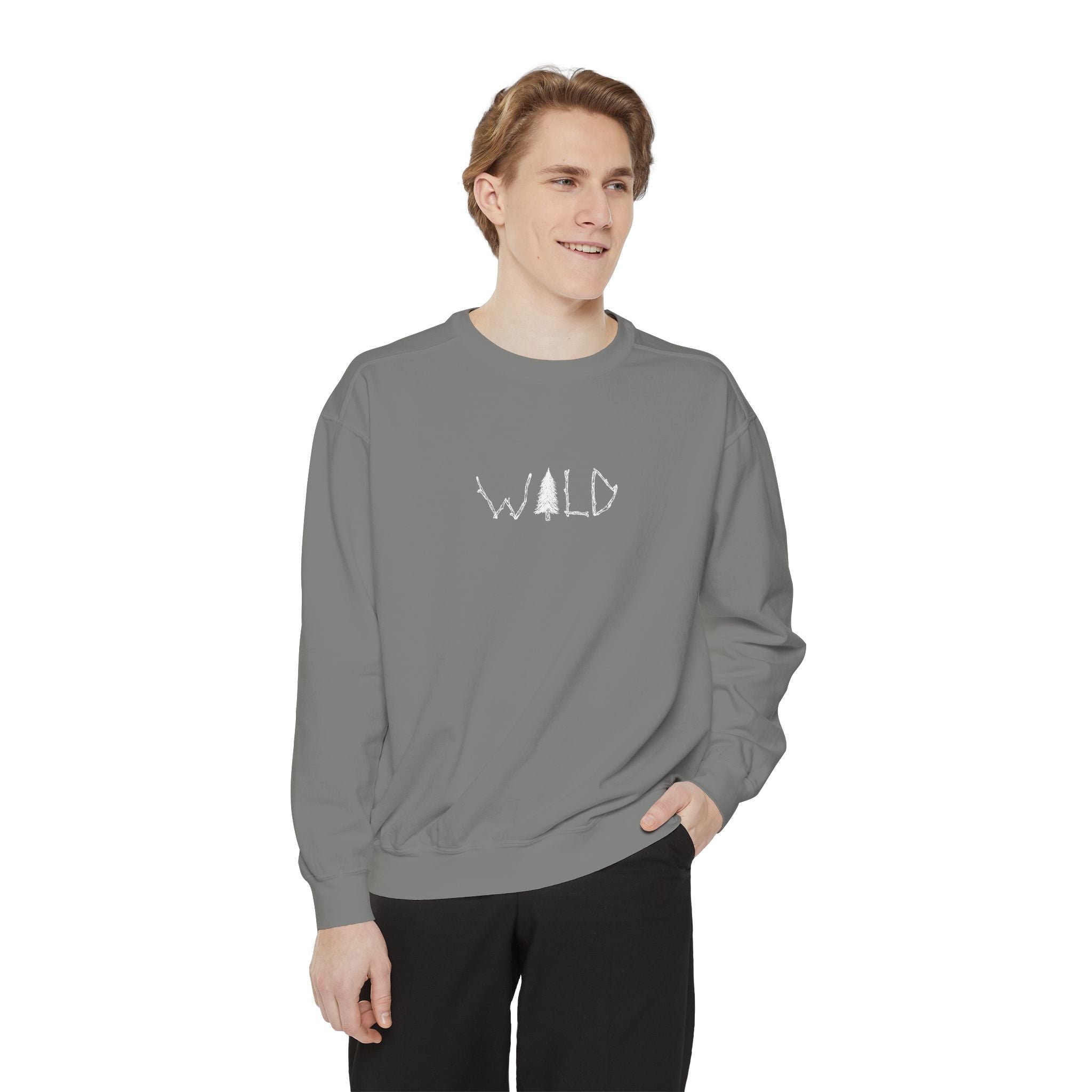 Classic White Sweatshirt — Minimalist Crewneck Pullover
