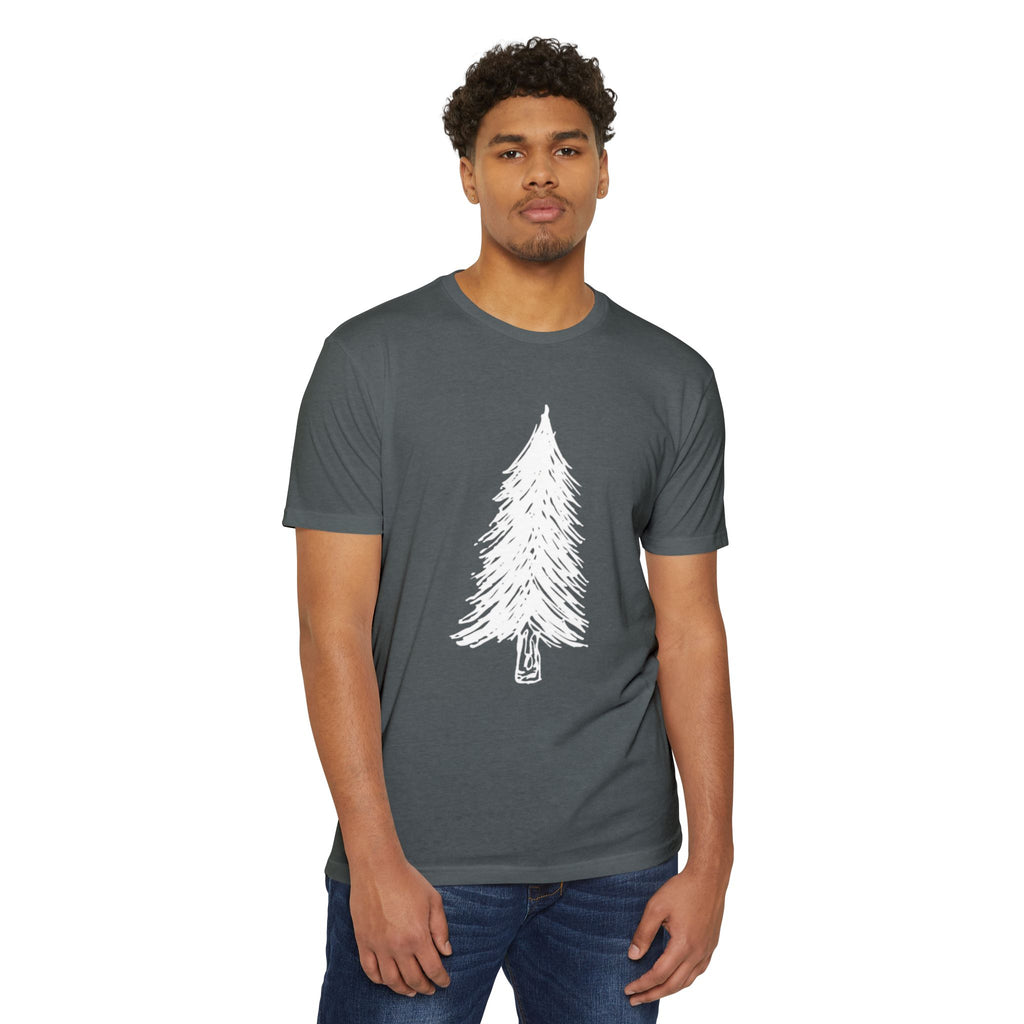 WILD Tree Graphic T-Shirt — Rustic Outdoor Nature Shirt (front tree, back WILD text)