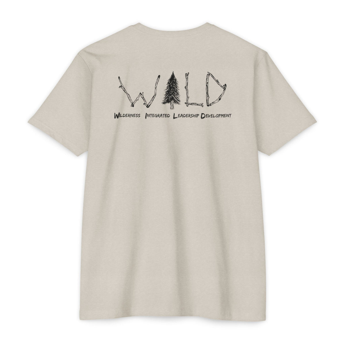 Black WILD Tree Graphic T-Shirt — Rustic Outdoor Nature Shirt