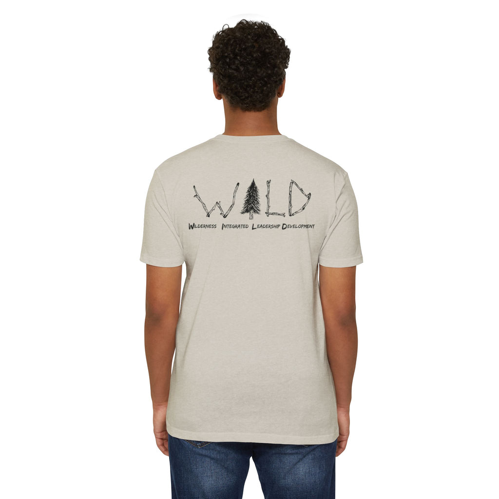 Black WILD Tree Graphic T-Shirt — Rustic Outdoor Nature Shirt