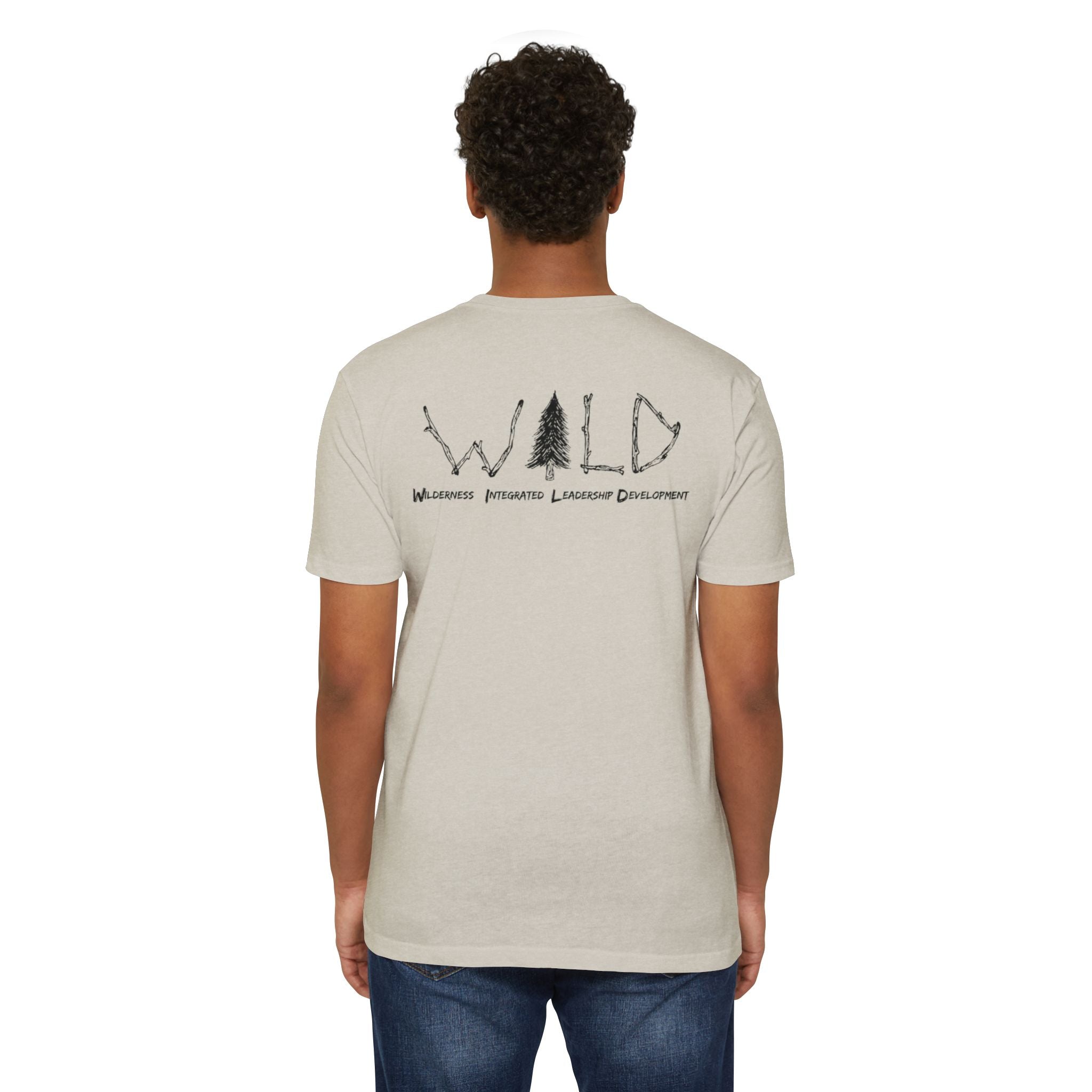 Black WILD Tree Graphic T-Shirt — Rustic Outdoor Nature Shirt