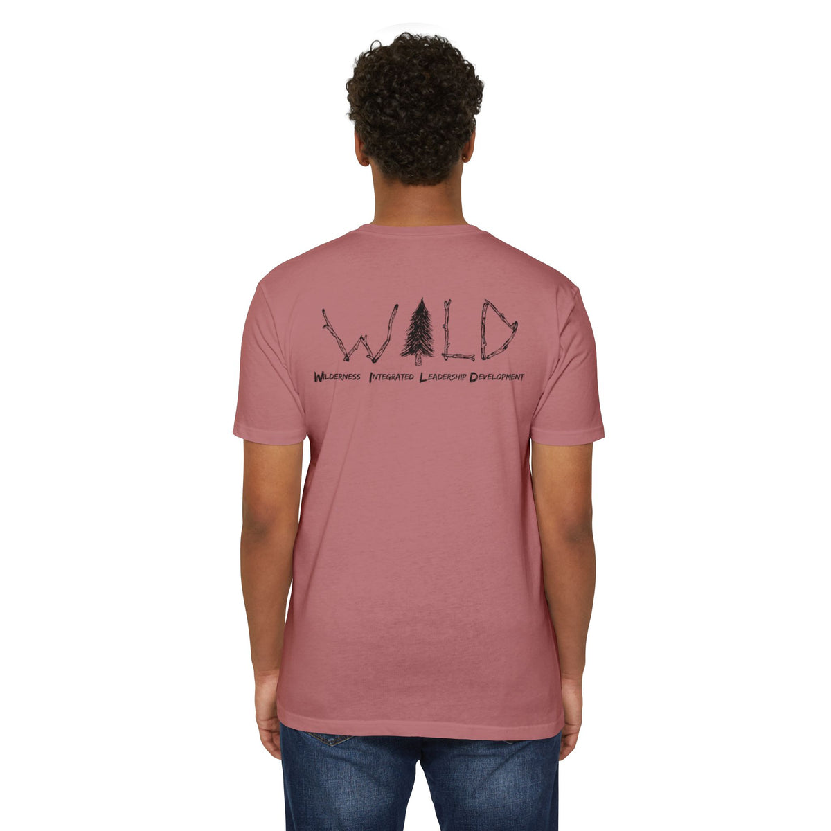 Black WILD Tree Graphic T-Shirt — Rustic Outdoor Nature Shirt