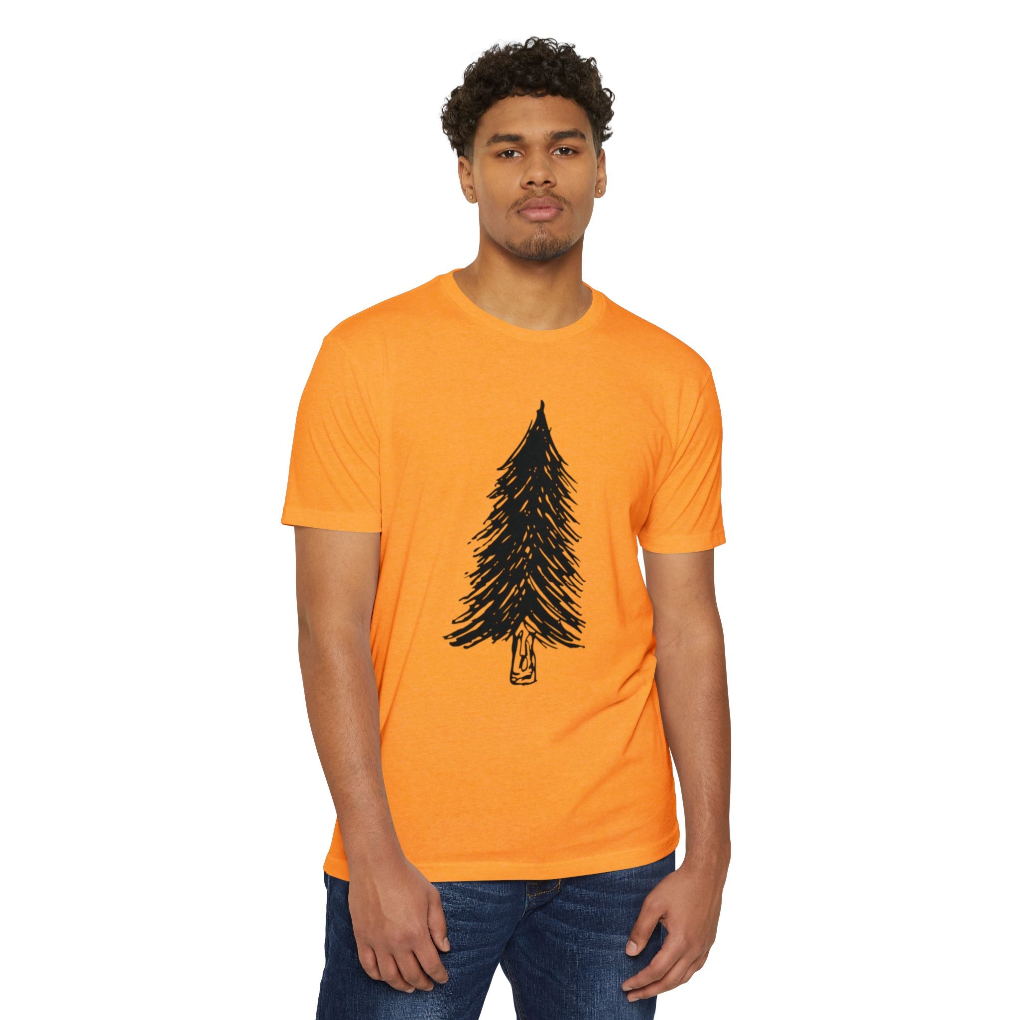 Black WILD Tree Graphic T-Shirt — Rustic Outdoor Nature Shirt