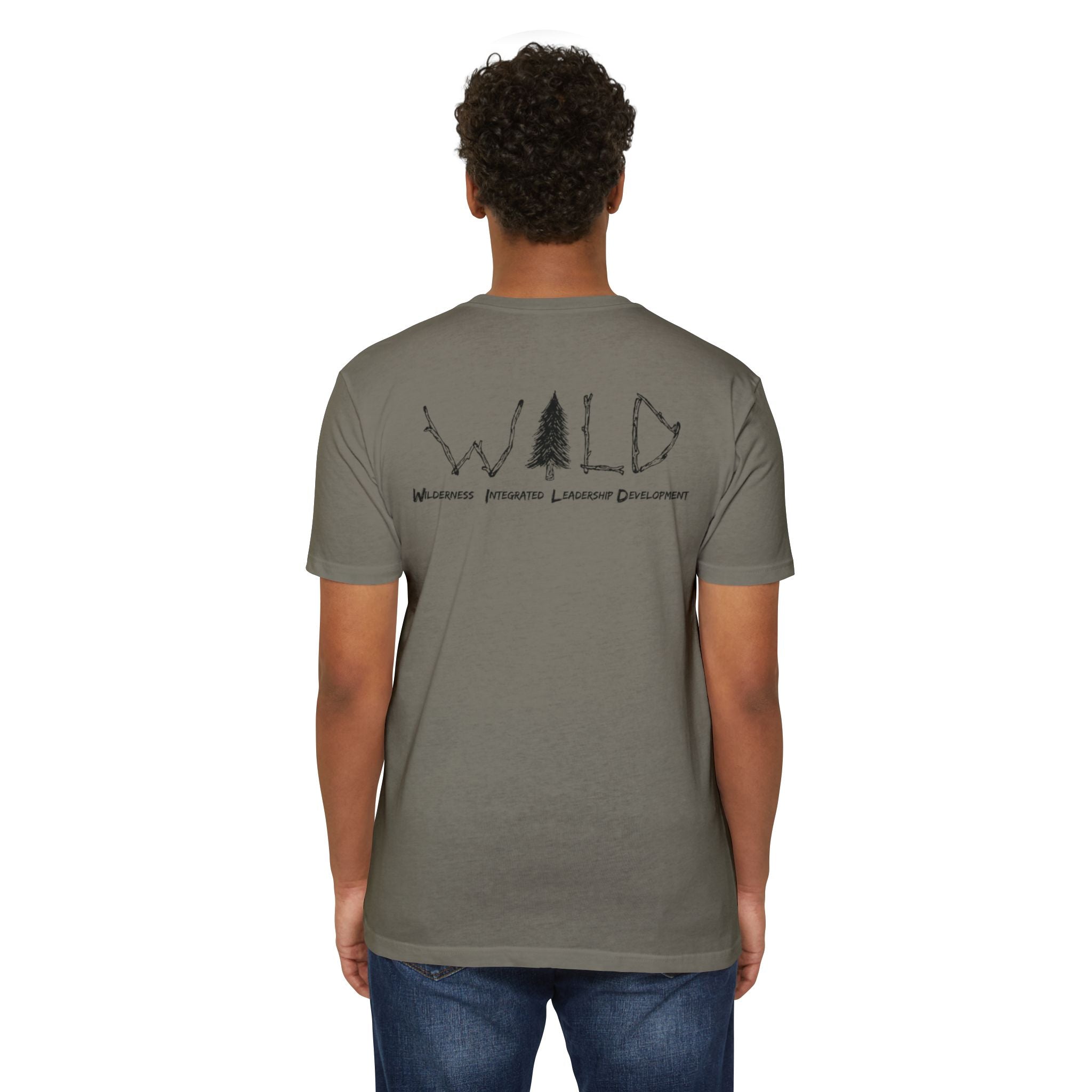 Black WILD Tree Graphic T-Shirt — Rustic Outdoor Nature Shirt
