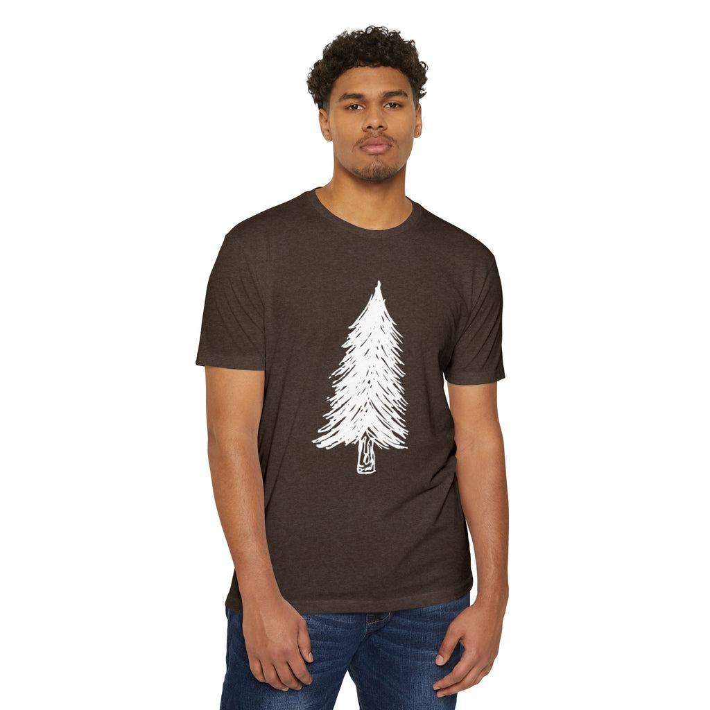 WILD Tree Graphic T-Shirt — Rustic Outdoor Nature Shirt (front tree, back WILD text)