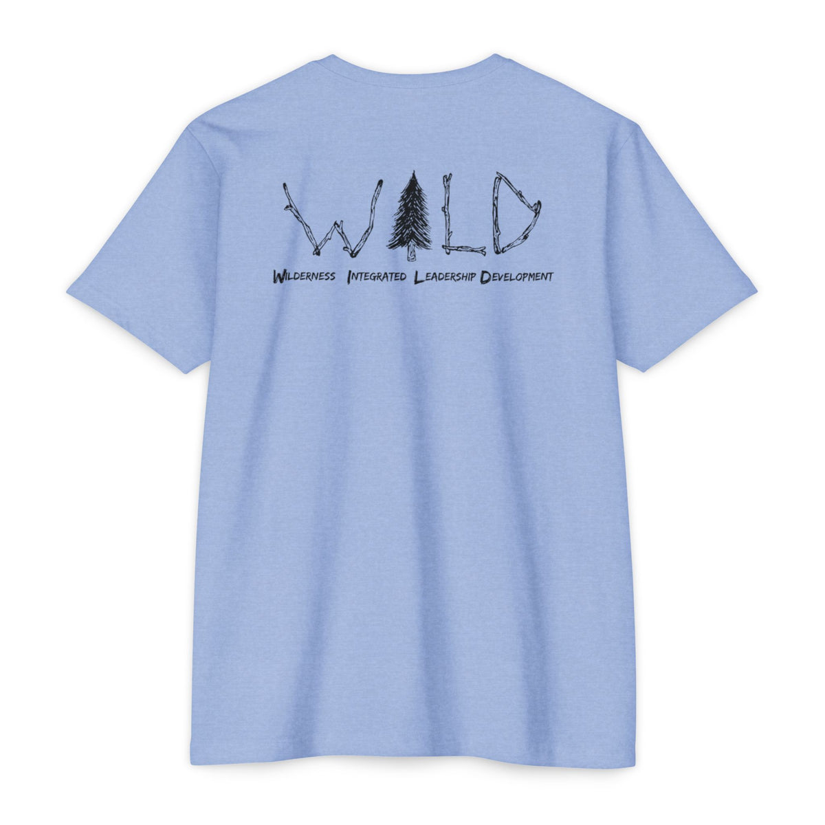 Black WILD Tree Graphic T-Shirt — Rustic Outdoor Nature Shirt
