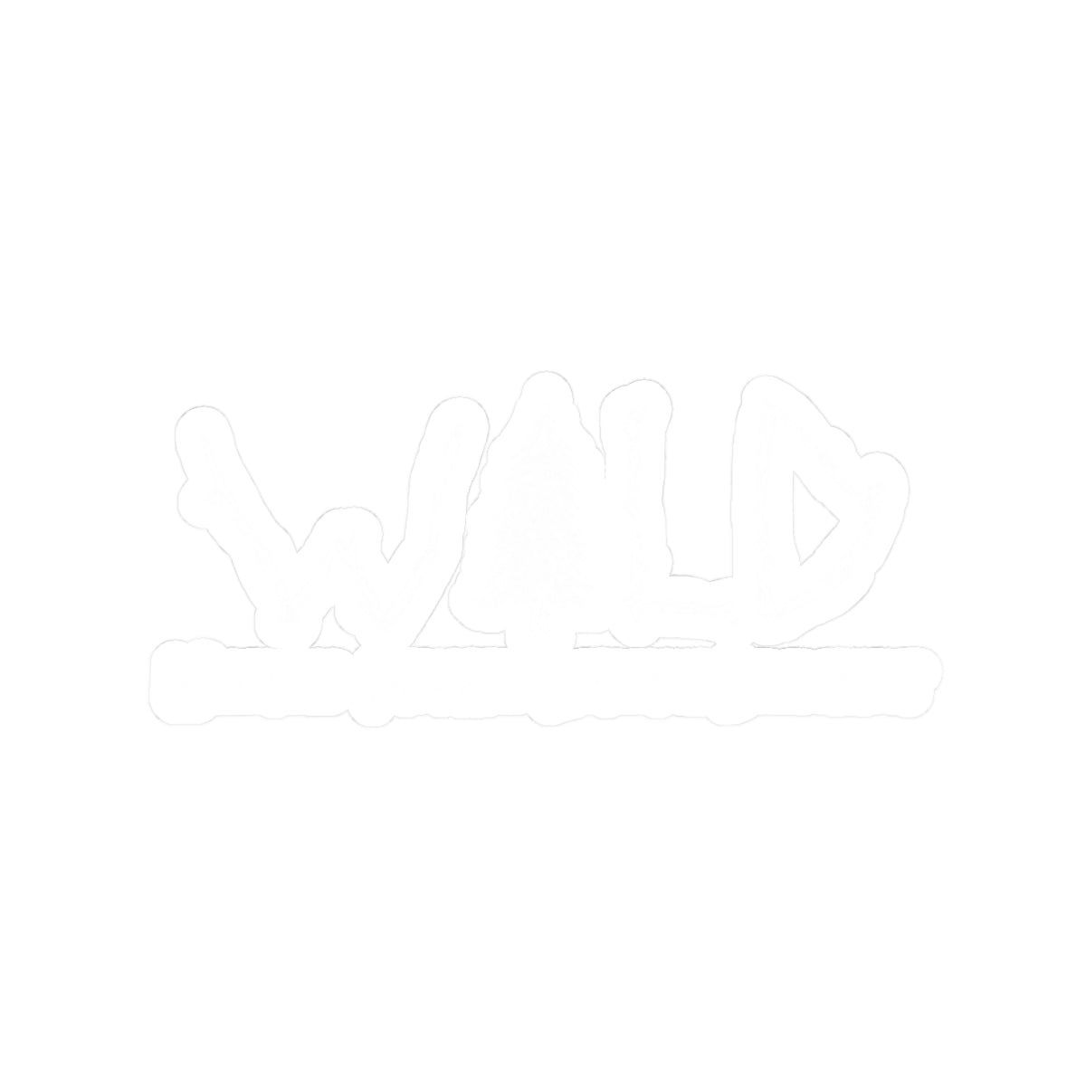 W.I.L.D. - White Stickers