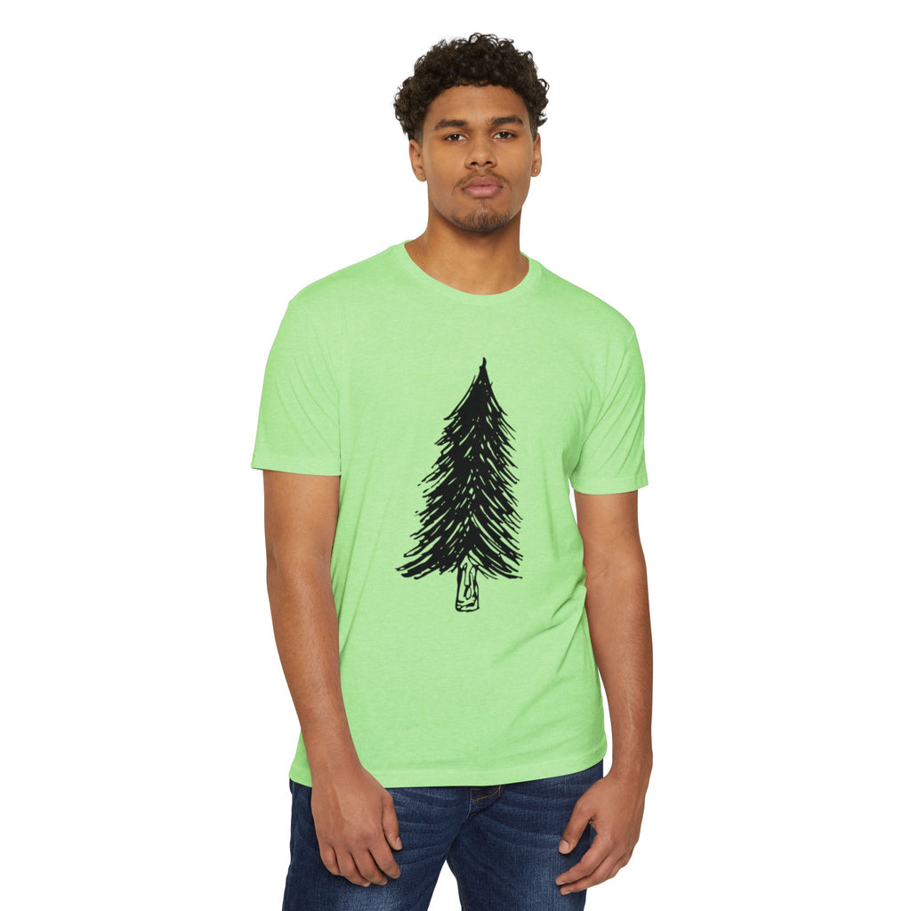 Black WILD Tree Graphic T-Shirt — Rustic Outdoor Nature Shirt