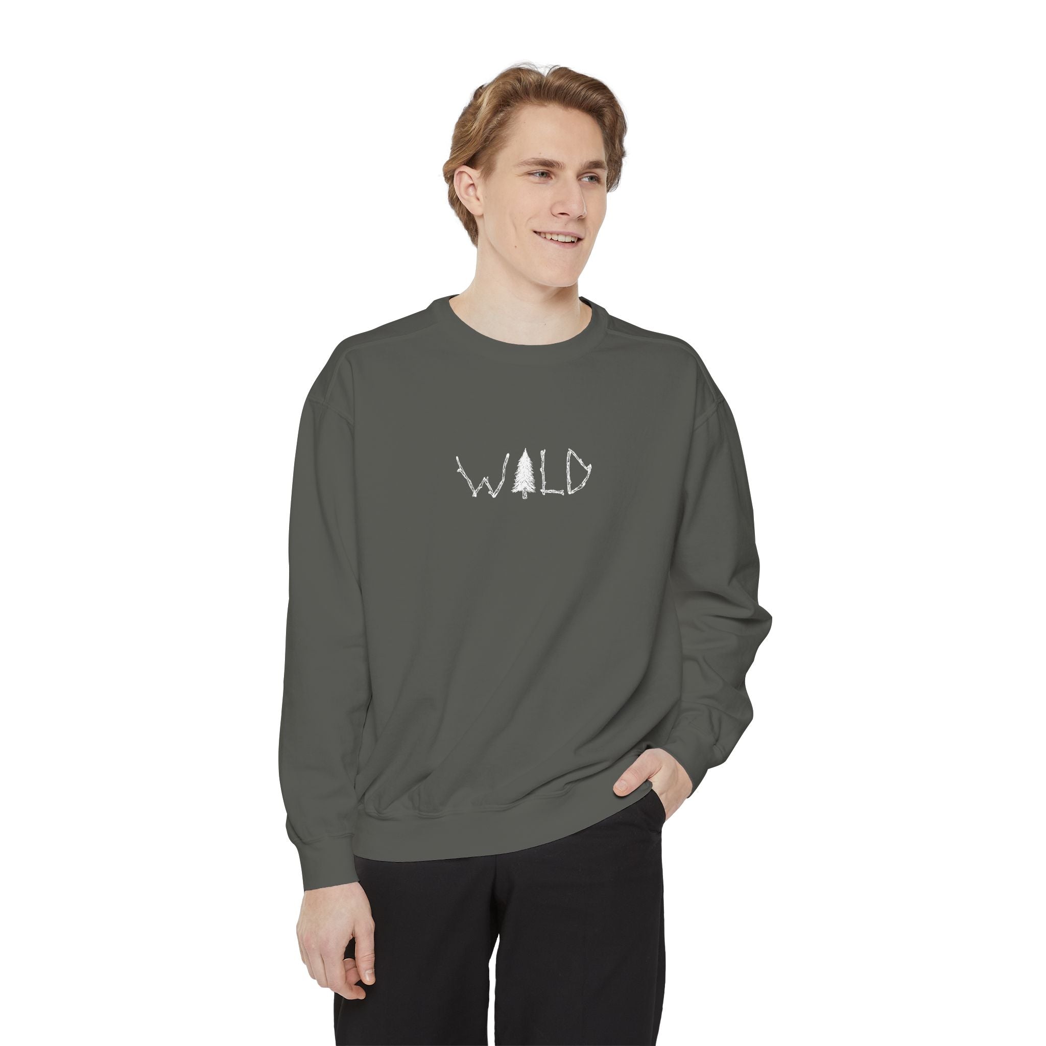 Classic White Sweatshirt — Minimalist Crewneck Pullover