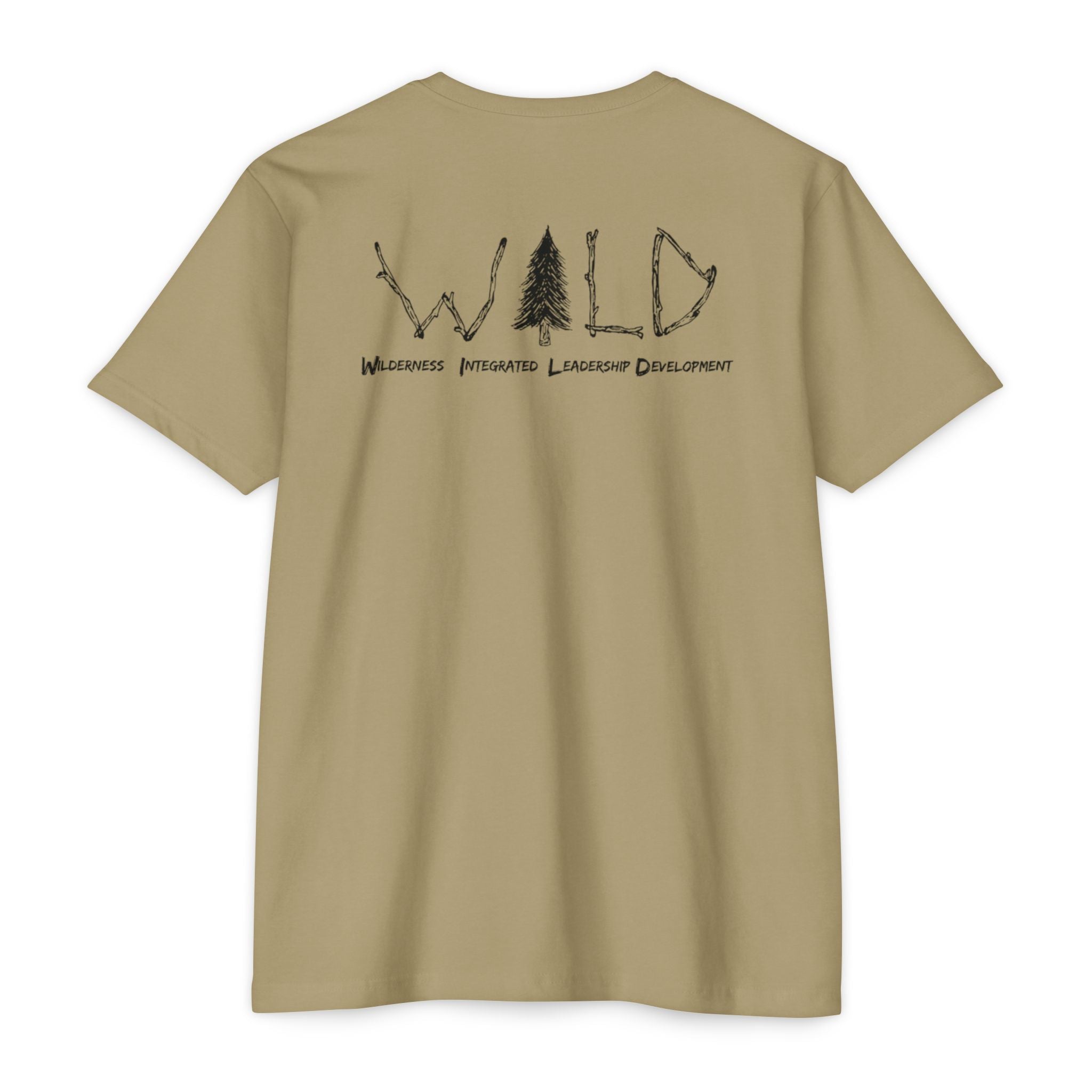 Black WILD Tree Graphic T-Shirt — Rustic Outdoor Nature Shirt