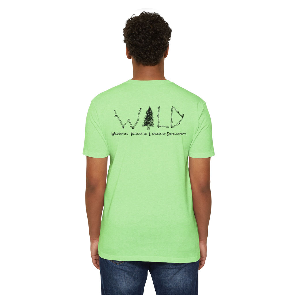 Black WILD Tree Graphic T-Shirt — Rustic Outdoor Nature Shirt
