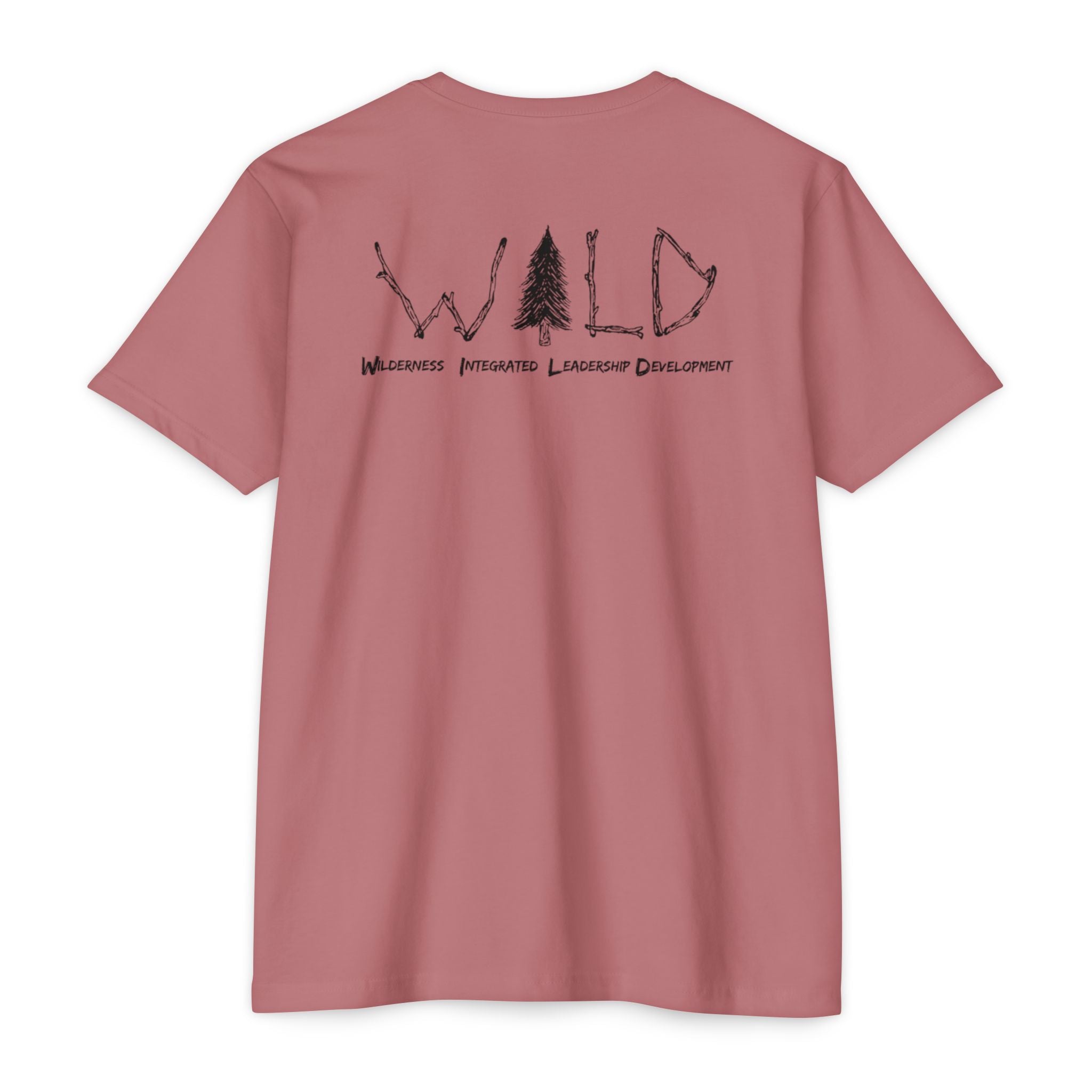 Black WILD Tree Graphic T-Shirt — Rustic Outdoor Nature Shirt