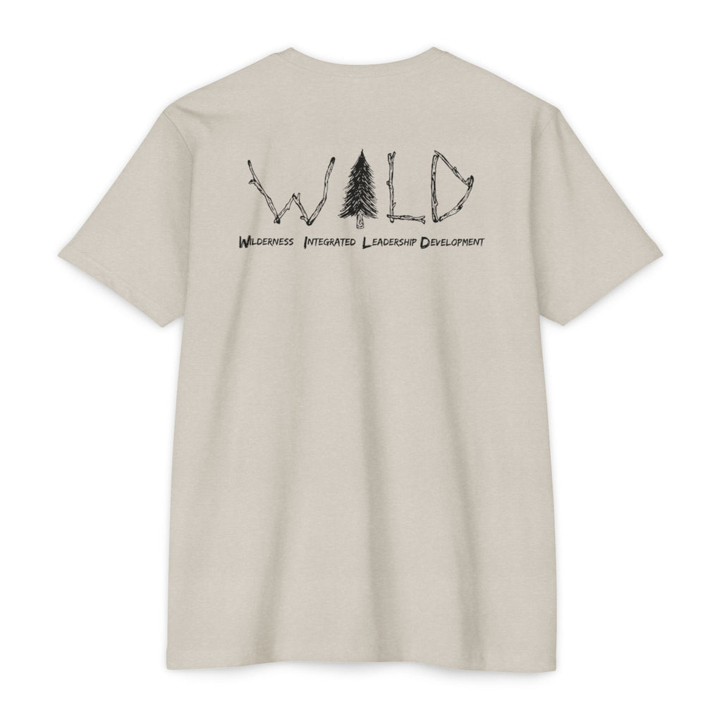 Black WILD Tree Graphic T-Shirt — Rustic Outdoor Nature Shirt