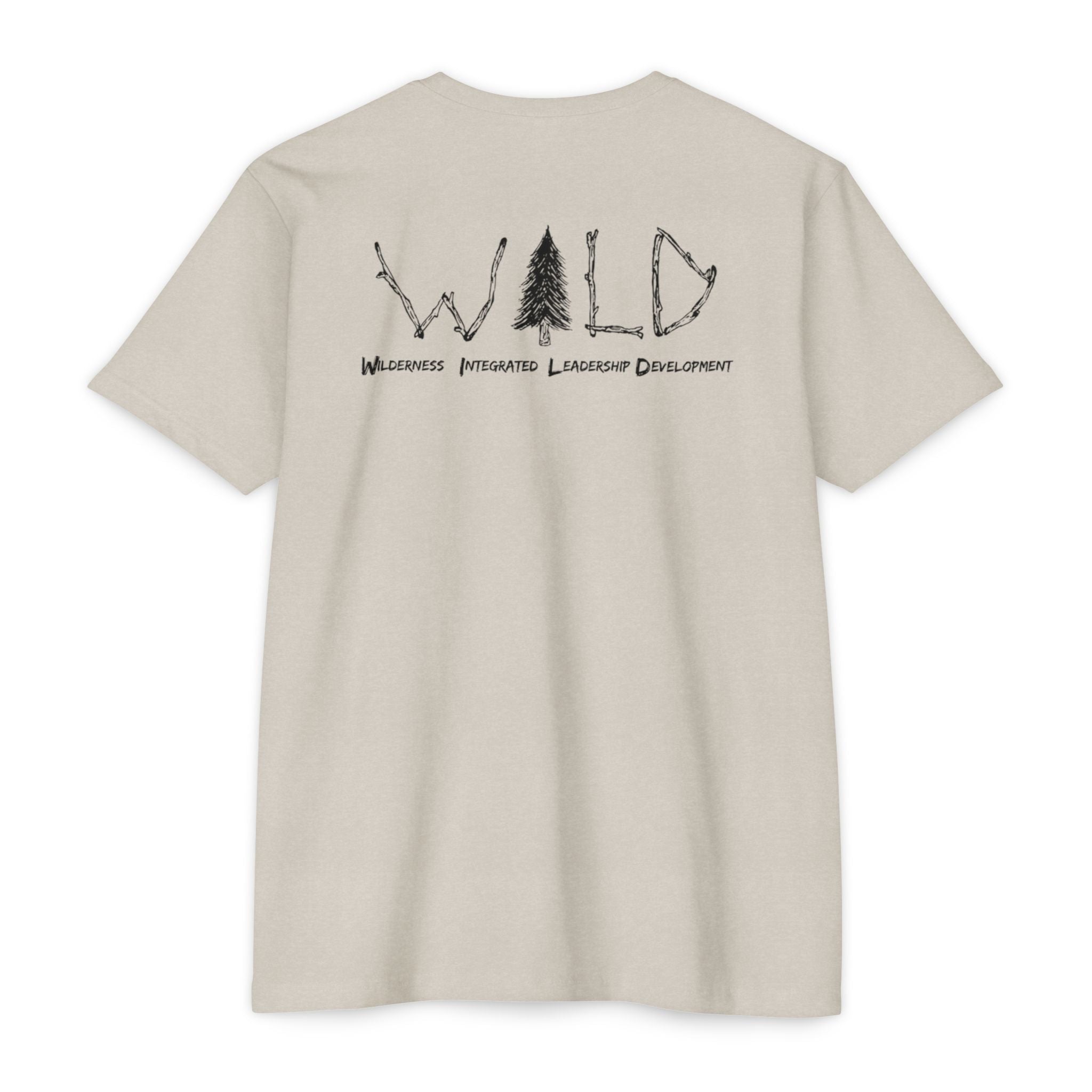 Black WILD Tree Graphic T-Shirt — Rustic Outdoor Nature Shirt