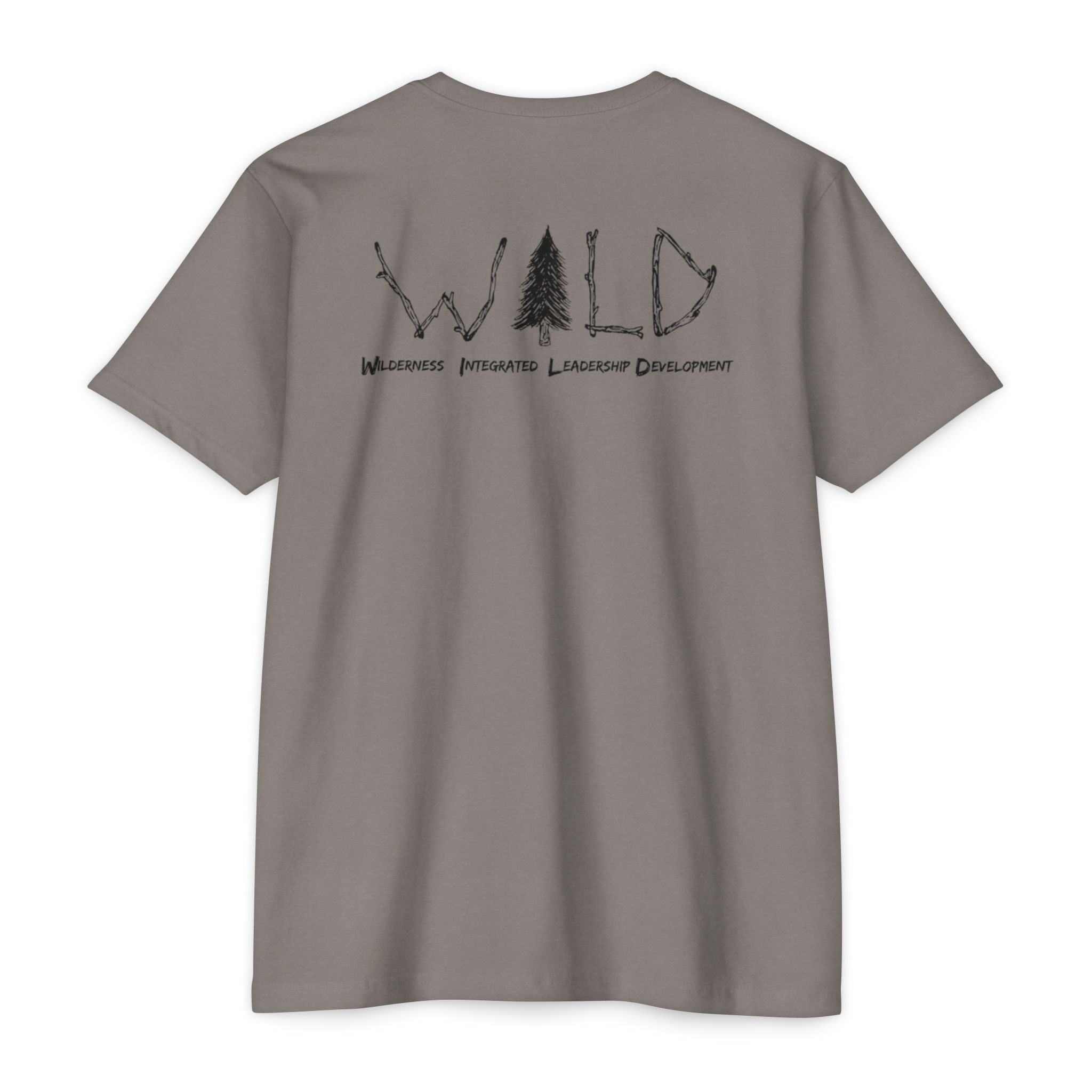 Black WILD Tree Graphic T-Shirt — Rustic Outdoor Nature Shirt