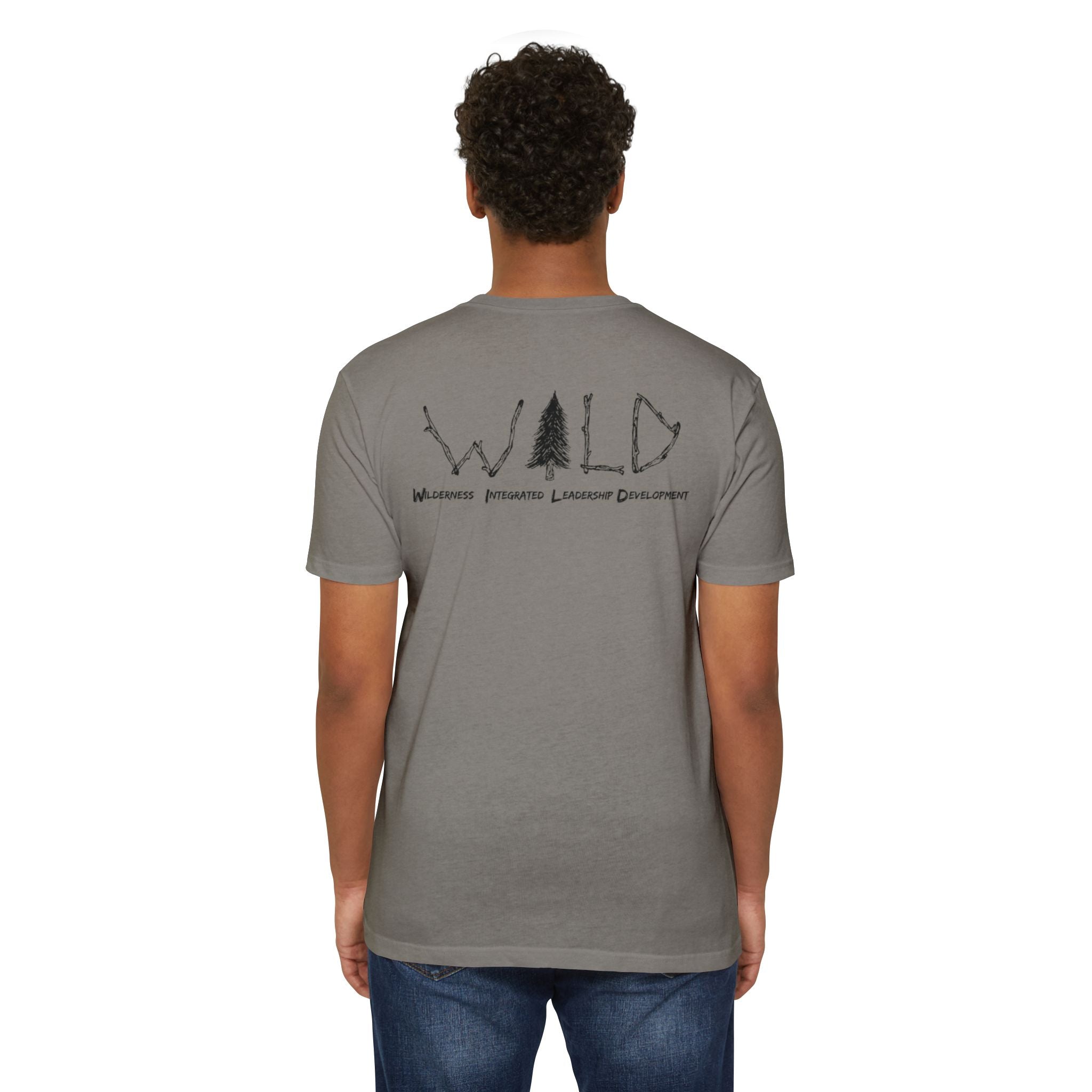 Black WILD Tree Graphic T-Shirt — Rustic Outdoor Nature Shirt
