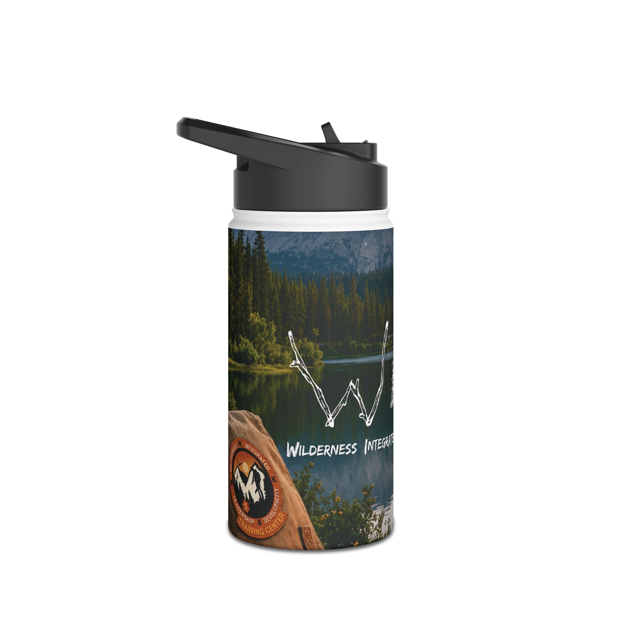 Campfire Lake Stainless Steel Water Bottle