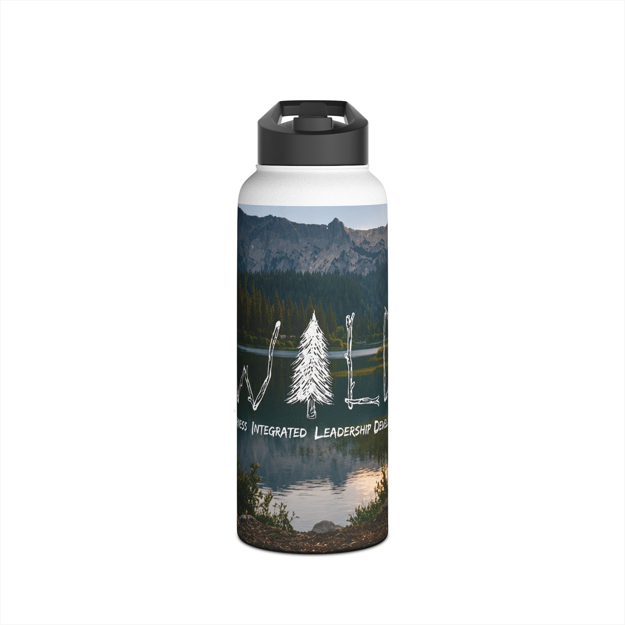 Campfire Lake Stainless Steel Water Bottle
