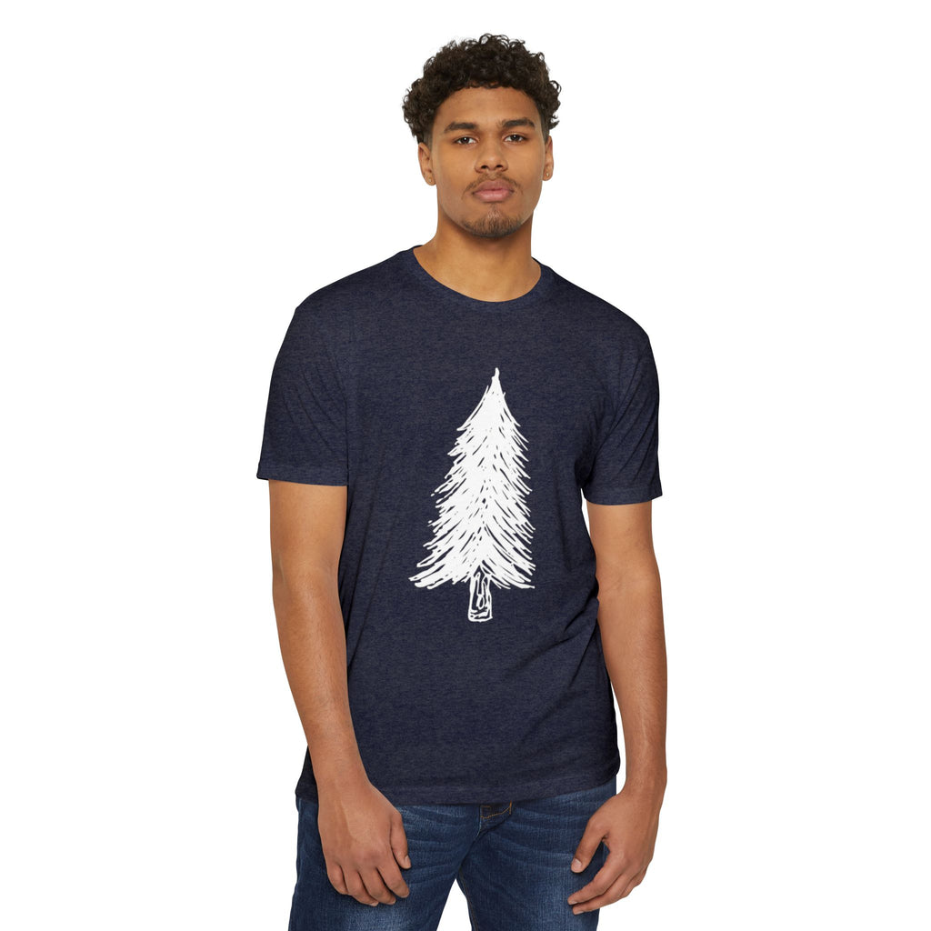 WILD Tree Graphic T-Shirt — Rustic Outdoor Nature Shirt (front tree, back WILD text)