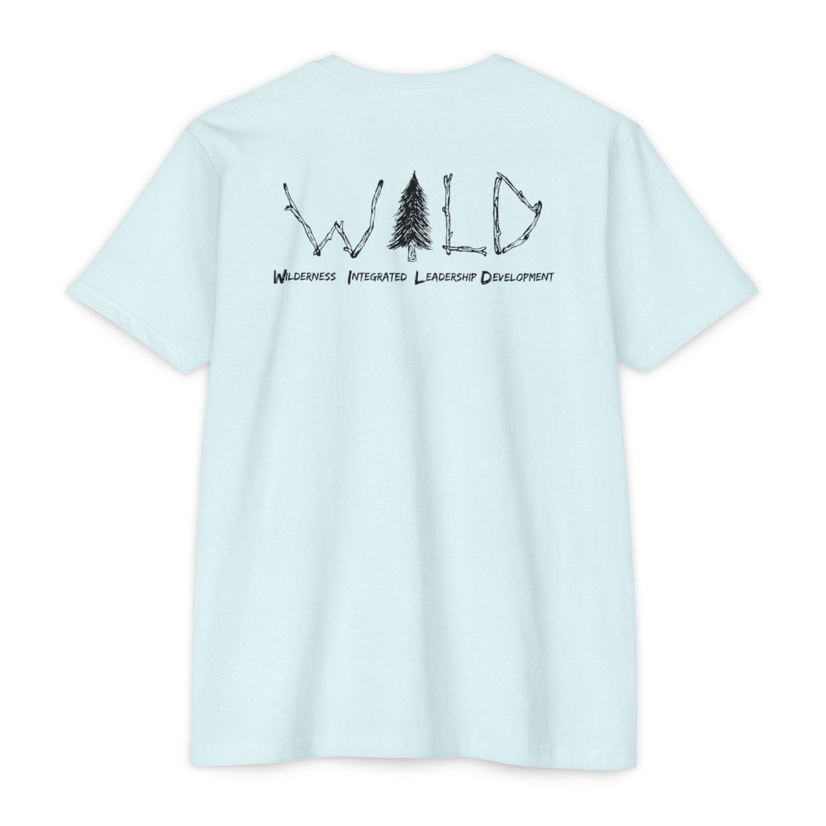 Black WILD Tree Graphic T-Shirt — Rustic Outdoor Nature Shirt