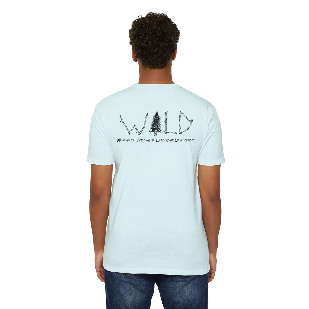 Black WILD Tree Graphic T-Shirt — Rustic Outdoor Nature Shirt