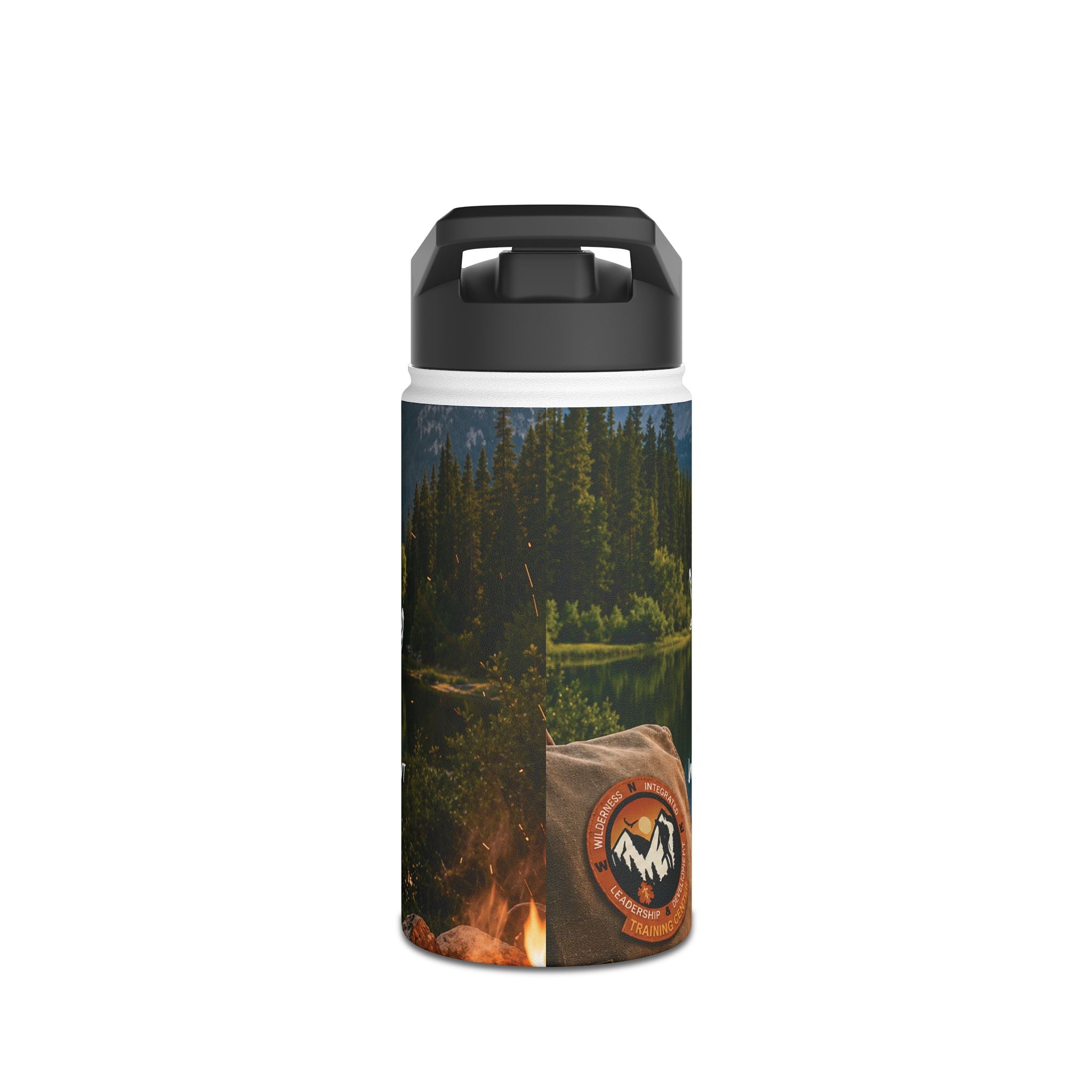Campfire Lake Stainless Steel Water Bottle