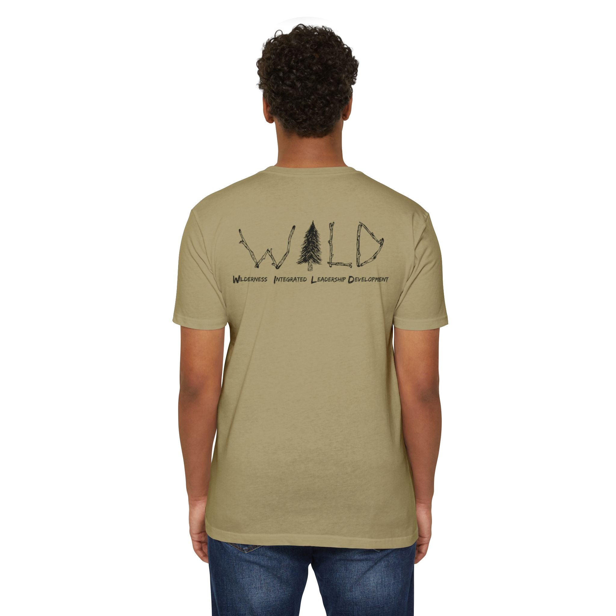 Black WILD Tree Graphic T-Shirt — Rustic Outdoor Nature Shirt