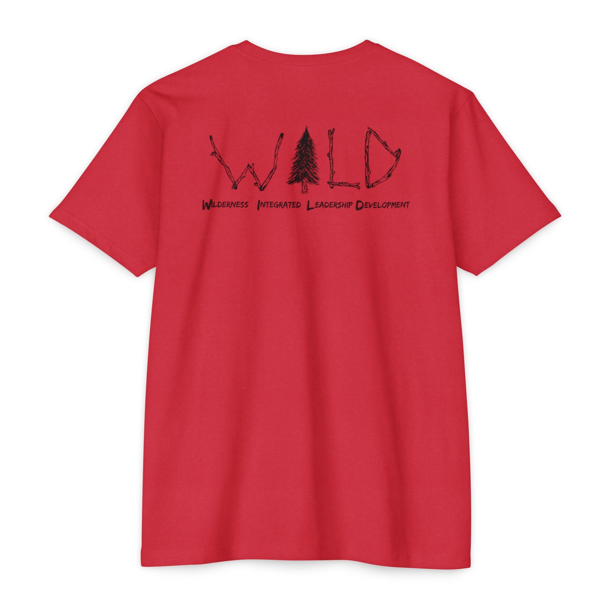 Black WILD Tree Graphic T-Shirt — Rustic Outdoor Nature Shirt