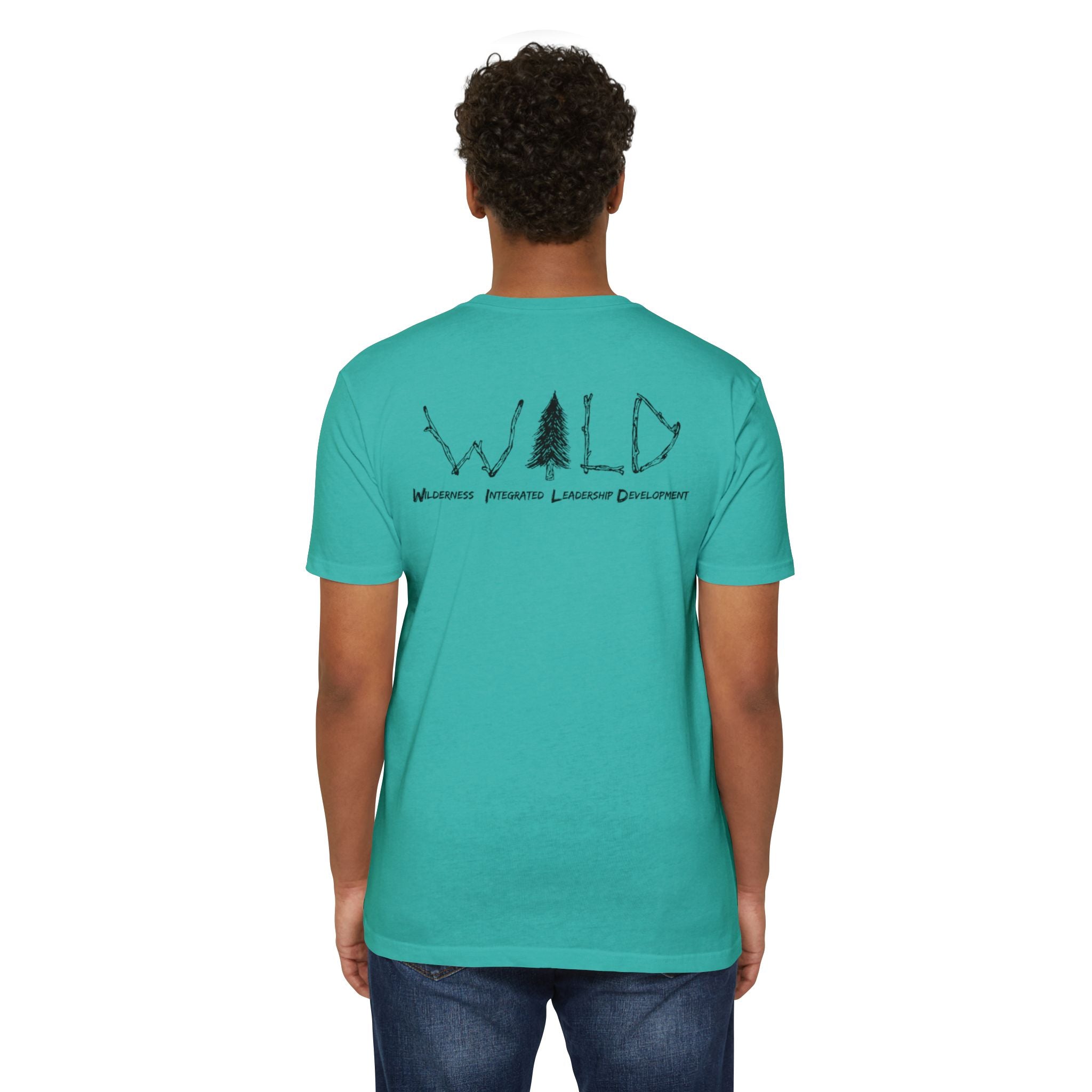 Black WILD Tree Graphic T-Shirt — Rustic Outdoor Nature Shirt