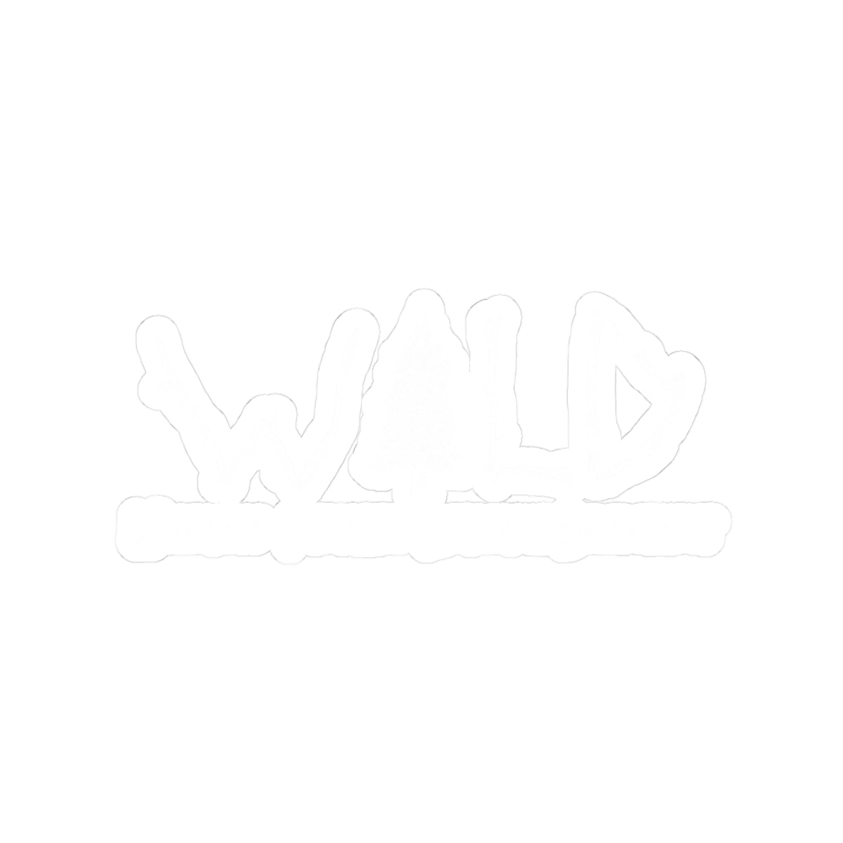 W.I.L.D. - White Stickers