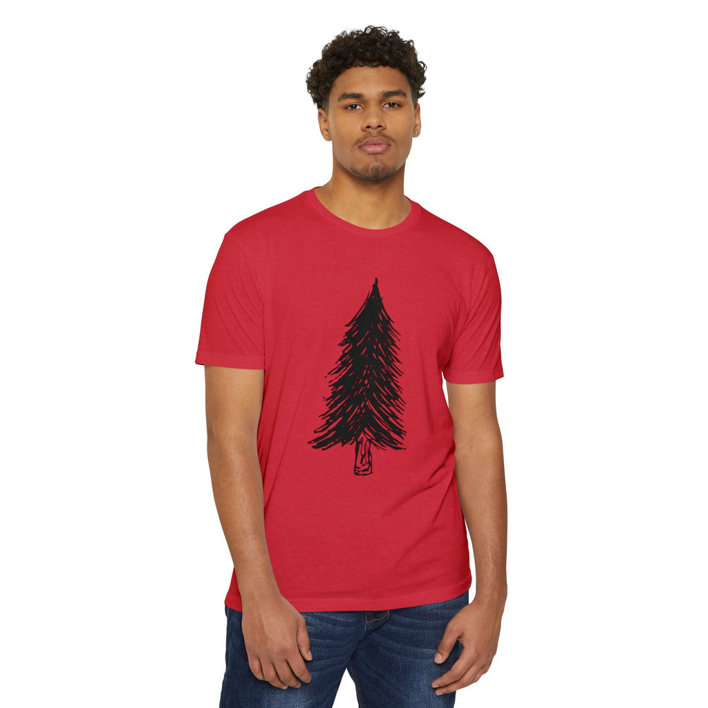 Black WILD Tree Graphic T-Shirt — Rustic Outdoor Nature Shirt