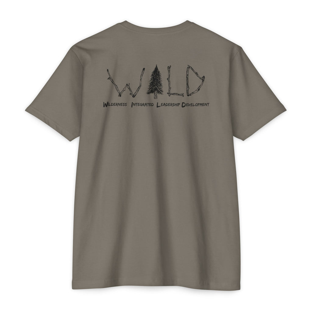 Black WILD Tree Graphic T-Shirt — Rustic Outdoor Nature Shirt