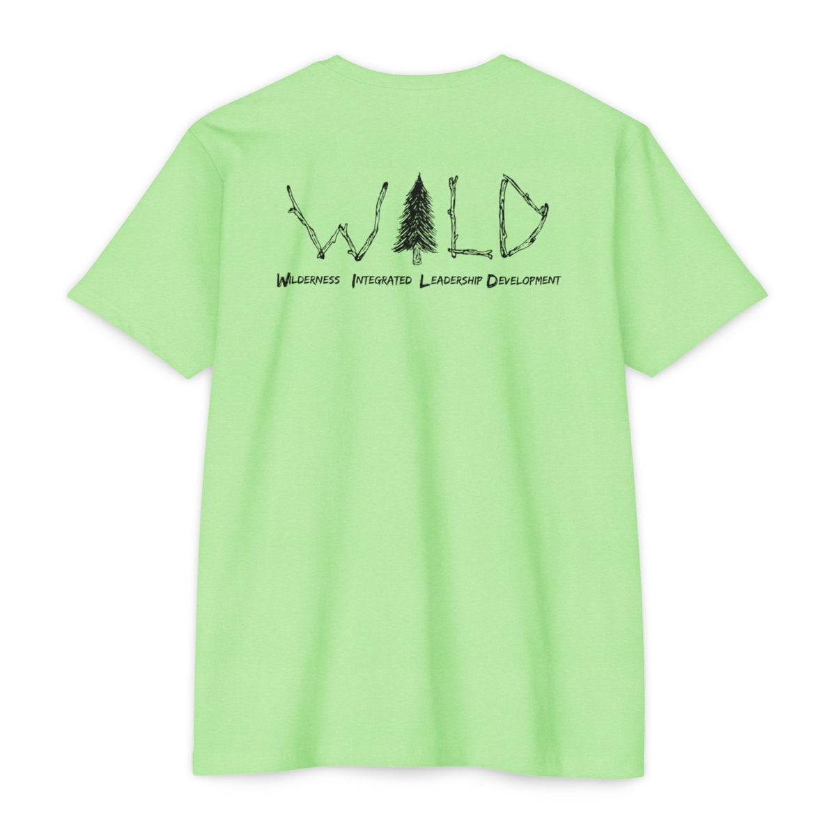 Black WILD Tree Graphic T-Shirt — Rustic Outdoor Nature Shirt