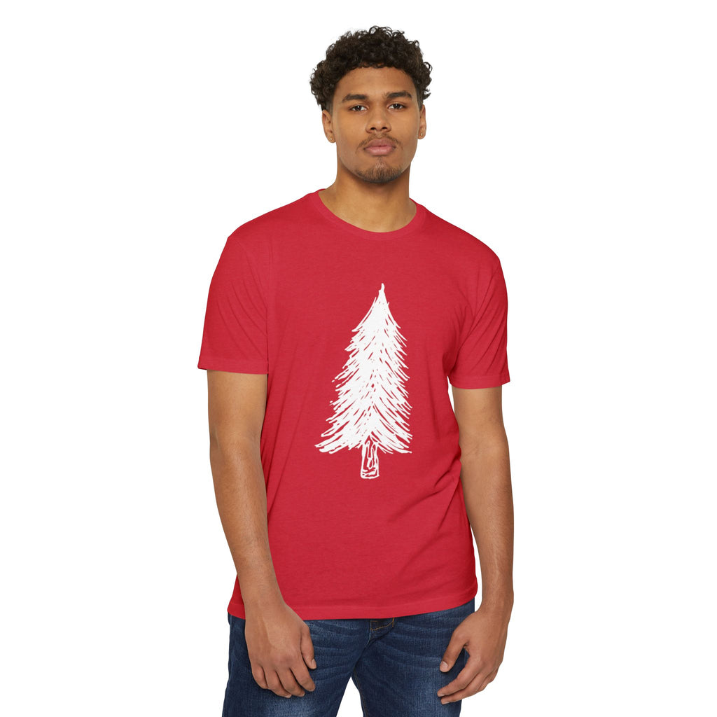 WILD Tree Graphic T-Shirt — Rustic Outdoor Nature Shirt (front tree, back WILD text)