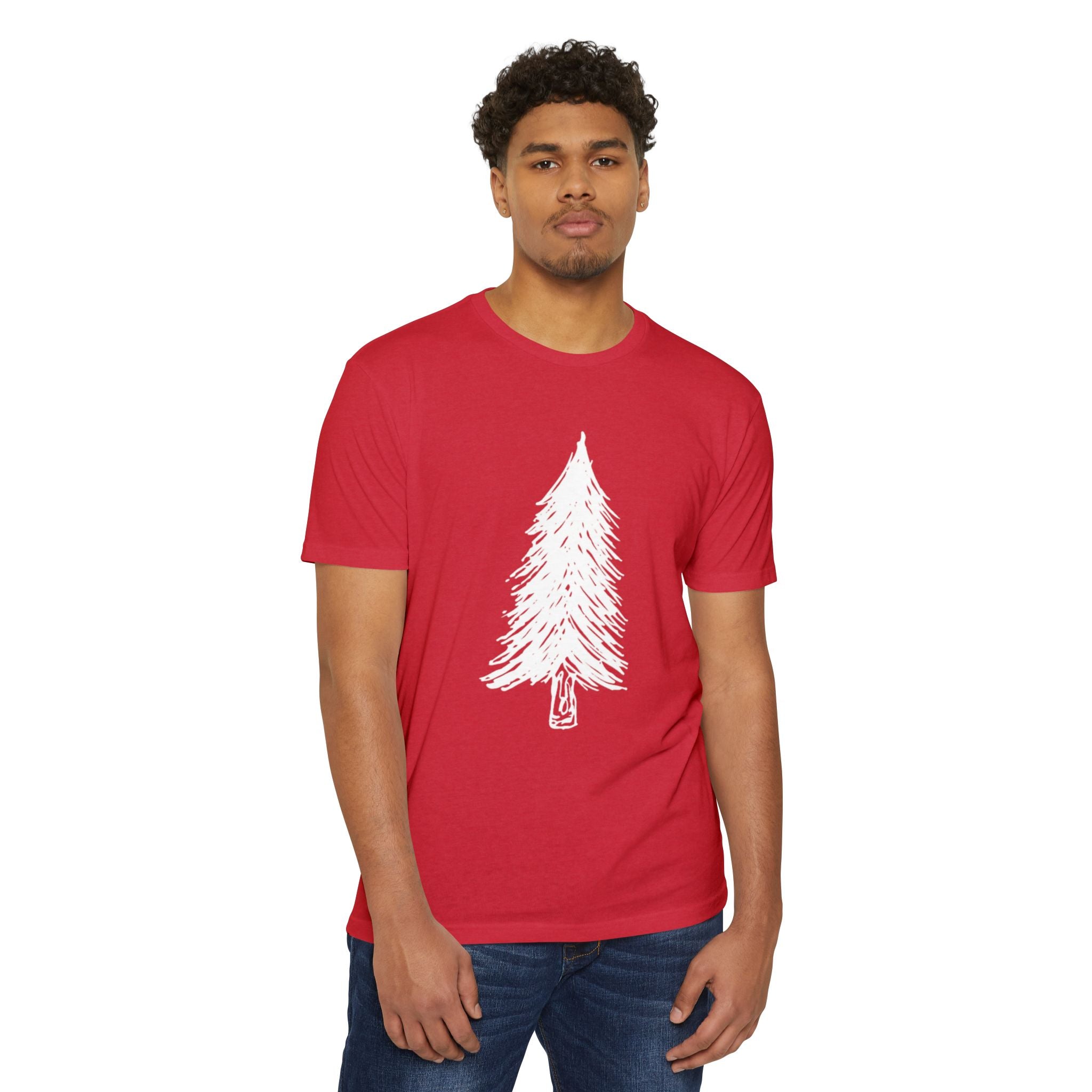 WILD Tree Graphic T-Shirt — Rustic Outdoor Nature Shirt (front tree, back WILD text)