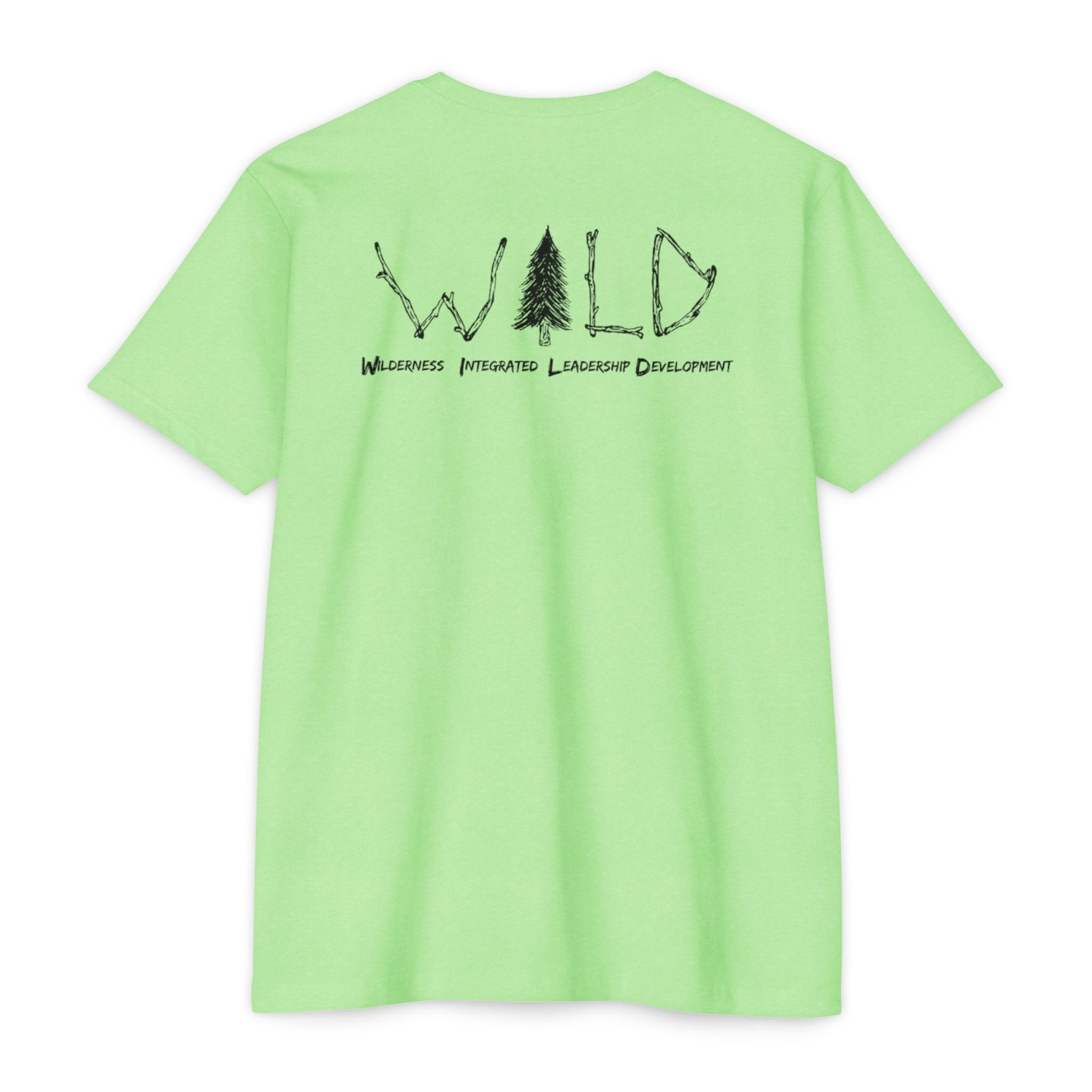 Black WILD Tree Graphic T-Shirt — Rustic Outdoor Nature Shirt