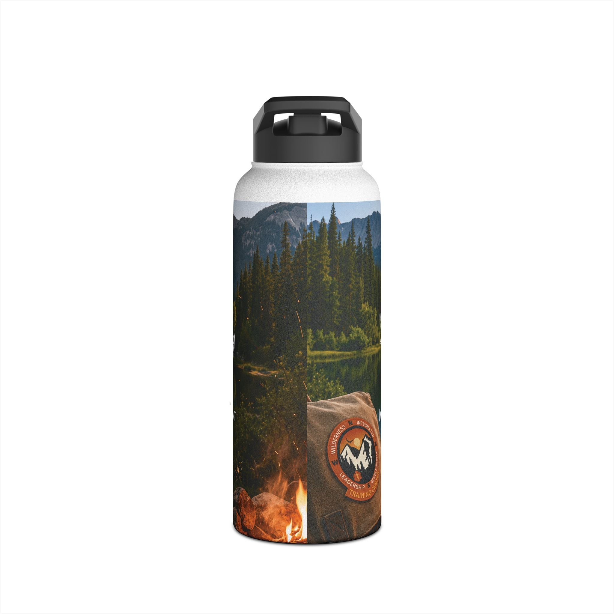 Campfire Lake Stainless Steel Water Bottle